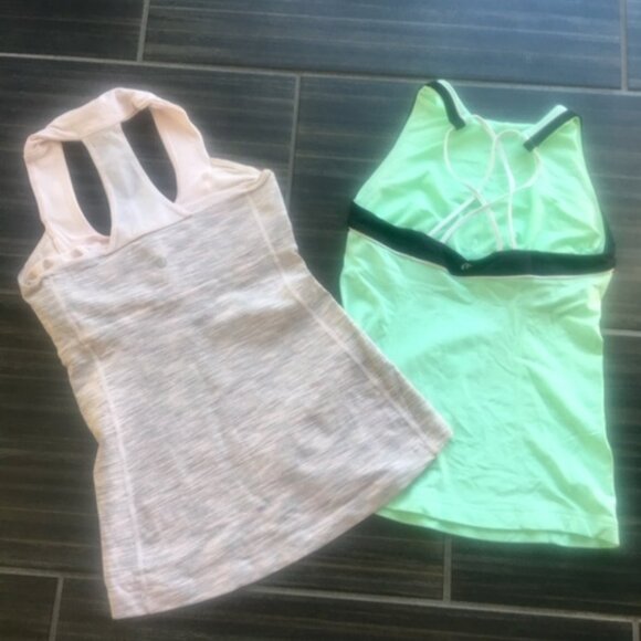 Lululemon Tanks bundle two for $30 and discounted shipping size 4 - Picture 4 of 6